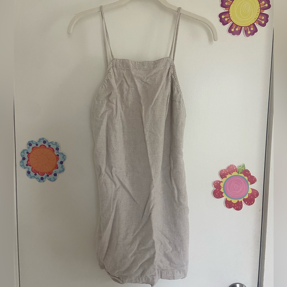 Open Back Spaghetti Strap Mini Dress